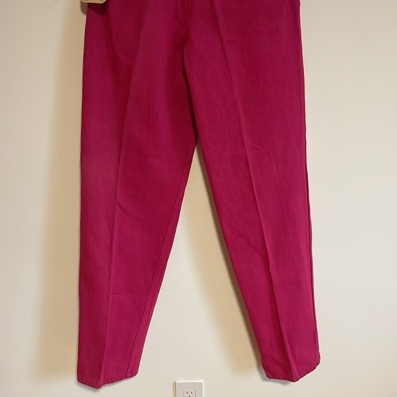 VTG Wrangler Jeans 26” Deadstock 80s Waist Mom Western Hot Pink Eclectic Max - Picture 8 of 16